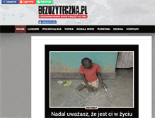 Tablet Screenshot of bezuzyteczna.pl